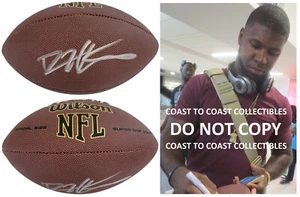 Devin Hester Signed Football Proof COA Autographed Chicago Bears Miami Falcons - Picture 1 of 3