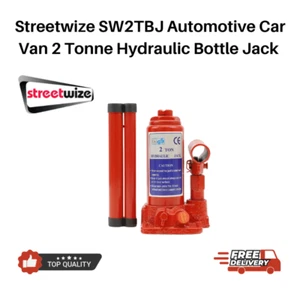 Streetwize SW2TBJ Automotive Car Van 2 Tonne Hydraulic Bottle Jack Single - Picture 1 of 1
