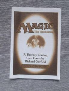 Magic The Gathering Deckmaster 1994 Rule Book by Richard Garfield 3rd Edition - Picture 1 of 2