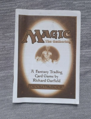 Magic The Gathering Deckmaster 1994 Rule Book by Richard Garfield 3rd Edition - Image 1 of 2
