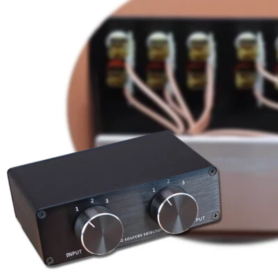 RCA-0303HG High-End Audio Switcher Audio Selector Source Selector 3 Input 3 Out - Image 1 of 4