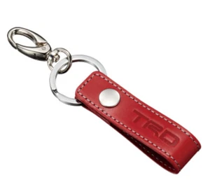 TRD Official Merchandise TOYOTA RACING DEVELOPMENT Key Ring with carabiner RED - Foto 1 di 1
