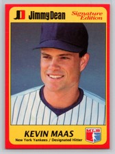 1991 JIMMY DEAN #23 KEVIN MAAS  NEW YORK YANKEES