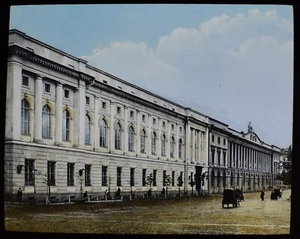 ANTIQUE Magic Lantern Slide ST PETERSBURG LIBRARY C1890 PHOTO RUSSIA - Picture 1 of 2