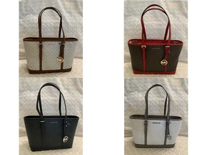 NWT Michael Kors Jet Set Travel Small Top Zip Shoulder Tote - Picture 1 of 31
