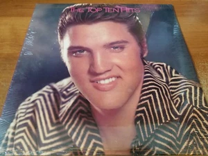 Elvis Presley, The Top Ten Hits Commemorative Issue; 12" New & Sealed 2 LP - Imagen 1 de 2