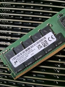 Micron 64GB DDR4 2933MHz PC4-23400 ECC Registered CL21 / MTA36ASF8G72PZ 2G9E1VI - Afbeelding 1 van 1