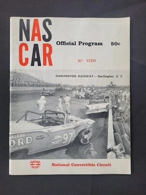 1957 NASCAR Convertible Program, Early August Timeframe - Image 1 of 4