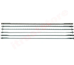 6 PC REPLACEMENT PINNED SCROLL SAW BLADES WITH PIN SCROOL WOOD PLASTIC CUTTING - Picture 1 of 3