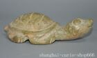 6&quot;China Ancient Hongshan culture Old Jade Carve fengshui Tortoise turtle statue
