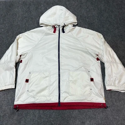 Weather Tamer Reversible Jacket Womens Extra Large Ivory Hooded Full Zip Outdoor - Image 1 of 4