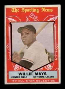 1959 Topps #563 Willie Mays VG High Number Set Break - Bild 1 von 2