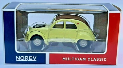 NOREV MULTIGAM CLASSIC 1:60 AUTO DIECAST - CITROEN 2CV AZL 4x4 SAHARA ART 319251 - Immagine 1 di 2