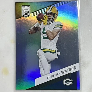 2023 Donruss Elite Christian Watson Base Set Holo Green Bay Packers #17 - Picture 1 of 2