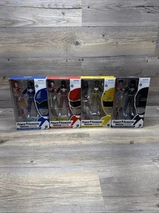 Figura Power Ranger 6" Metallic Lightning Collection Rojo Azul Negro Amarillo - Imagen 1 de 8