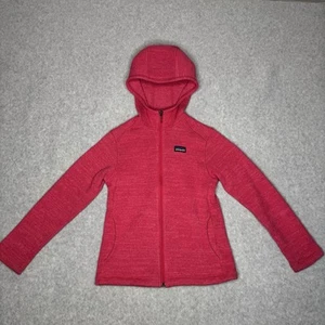 Patagonia Girls Better Sweater Hoody Small 7-8 Pink Hooded Fleece - Picture 1 of 7