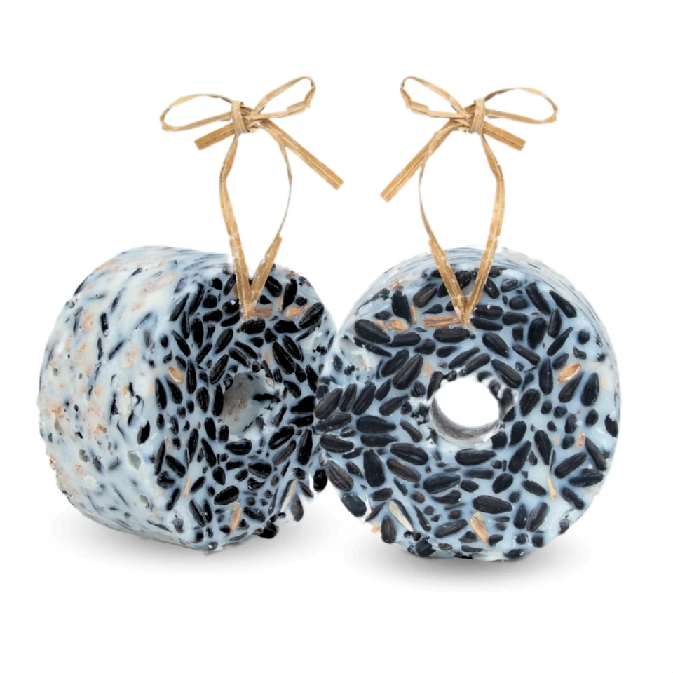 LYRA PET GMBH 3 x 12 Stk. Riesenring mit Sonnenblumenkernen je ca. 200 g Vogelfutter Lyra Pet®