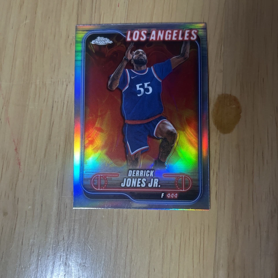2024-25 Topps Chrome - Derrick Jones Jr. #177 Refractor - Image 1 of 2