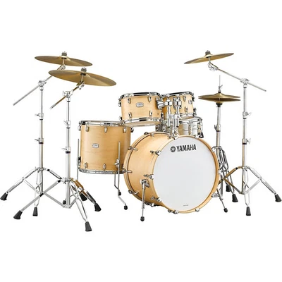 Yamaha Tour Custom Maple 4-Piece Shell Pack w/ 22in Bass Drum Butterscotch Satin - Image 1 of 4