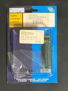 Nowy - adapter SCSI Ultra 80 Pin F na 68 Pin F, SCS-3720, kable nieograniczone - Zdjęcie 1 z 1