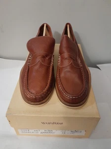 Mocassini donna in pelle marrone Wording taglia 8 eu 38 - Foto 1 di 11