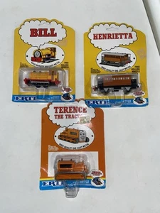 1990-92 ERTL BILL HENRIETTA TERENCE Diecast Metal Thomas Friends Train 3 Pack - Picture 1 of 5