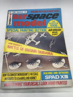 Airspace Model Magazine March 1969 Vol 1 No 2 Battle of Britain Diorama - Image 1 of 3