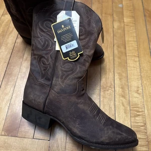 Dan Post Herren DP2159 13" Abgenutzt Runde Spitze 1 1/4" Absatz Cowboystiefel, Größe 16 D - Bild 1 von 13