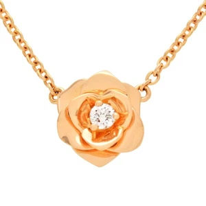 Collar Piaget Rosa Diamante G33U0081 18KPG 4.1g GZl1a9dn - Imagen 1 de 1