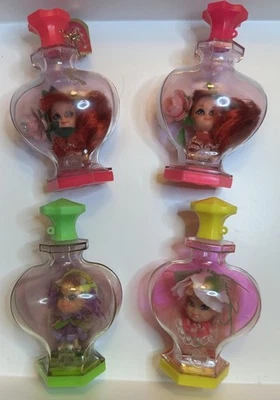 Liddle Kiddles Kolognes Violet, Sweet Pea, Two Variations Of Rose - Vintage - Image 1 of 4