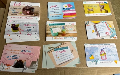 9 Stück Lustige Karten Postkarten / Witzige Sprüche DVLotK52Nr2 - Bild 1 von 4