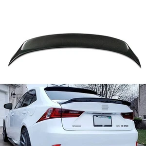 Carbon Fiber Rear Trunk Spoiler Wing for 2014-2020 Lexus IS250 IS350 IS200t - Picture 1 of 5