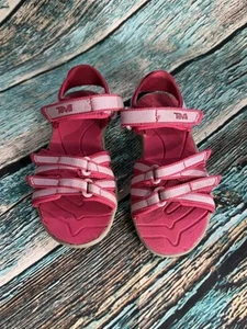 TEVA TIRRA Girls Summer Water Athletic Sandals Toddler Girl SIZE 11 Pink - Picture 1 of 6