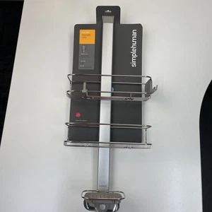 Over Door Bathroom Shower Caddy - Stainless Steel/Anodized Aluminum - Picture 1 of 2