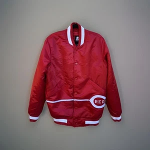 Cincinnati Reds Starter Black Label Red Bomber Jacket Small Limited Edition MLB - Bild 1 von 9