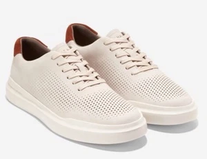 Men's Sneaker Cole Haan GrandPro Laser Cut - SILVER LINING /IVORY - Size- 10.5 M - Picture 1 of 6