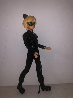 "Figura de acción Cat Noir Miraculous Ladybug muñeca de moda muñeca articulada de 12""". Foto 1 de 4
