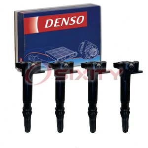4 pc Denso Left Direct Ignition Coils for 2010-2014 Ford F-150 6.2L V8 Spark yd - Picture 1 of 5