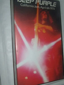 Deep Purple California Jam 1974   VHS Cassette  - Imagen 1 de 3