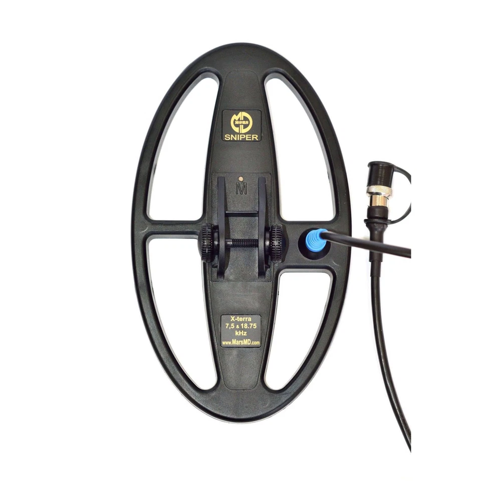 Mars Sniper 10"x6" DD bobina de busca à prova d'água para brancos Coinmaster PRO - Imagem 1 de 2