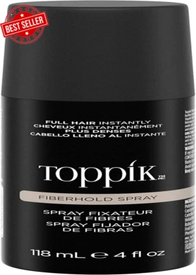 Toppik Fibre Hold Spray - Maintains Hair - Natural & Fuller Look - Pleasant Scen - image 1 of 4