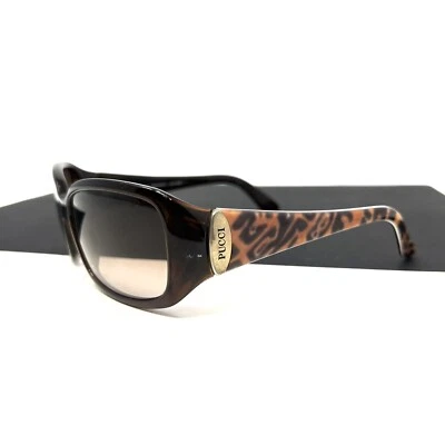 Gafas de sol Emilio Pucci para mujer de moda EP677S 204 chocolate/leopardo 58 mm Foto 1 de 4