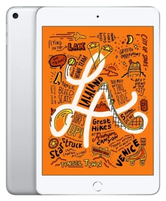 Apple iPad Mini 7.9" 5th Gen, 64GB, Wi-Fi - Silver - Good - 1 YEAR WARRANTY - Image 1 of 4