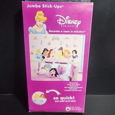 Calcomanías de pared reutilizables extraíbles precortadas autoadhesivas de princesa Disney aptas para inquilinos Foto 1 de 4