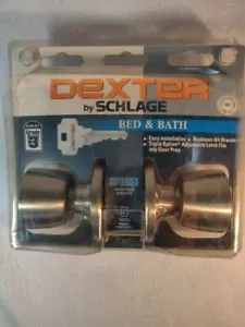 Dexter by Schlage Bed and Bath Door knob set - NEW - Picture 1 of 9