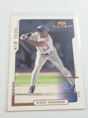 RICKEY HENDERSON 2000 Upper Deck MVP #118.  METS - Image 1 of 2