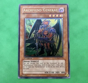 Yu-Gi-Oh! Erzunterweltler General FOTB-DE019 Ultimate Rare 1. Auflage Nr Mint - Bild 1 von 4