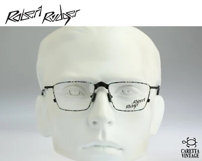 Robert Rudger 0830 010-33, Vintage 90s colorful square eyeglasses frames NOS - Image 1 of 4