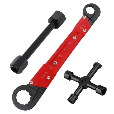 Plumbing Tool Angle Stop Wrench Angle-On Wrench kit Plumbers Wrench Removal Tool - Image 1 of 4
