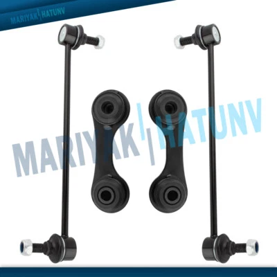 Conjunto de 4 eslabones de barra estabilizadora delantera trasera para Chevy Malibu Pontiac G6 Saturn Aura Foto 1 de 4